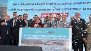 Gaziantep BÜSEM'de yeni iş yerlerinde anahtar töreni
