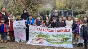 Minik yüreklerden Yeşil Vatana büyük katkı