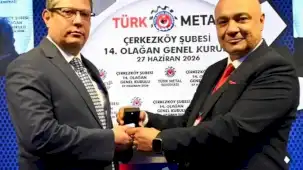 Türk Metal Çerkezköy Şubesi'nde genel kurul coşkusu