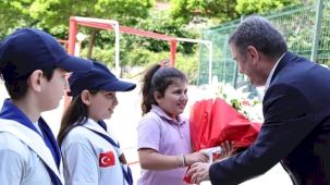 Zonguldak'ta Başkan Erdem öğrencilerle buluştu