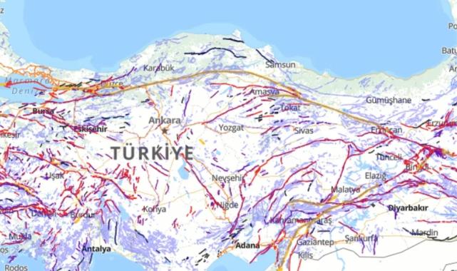 Türkiye'nin diri fay haritası güncellendi... Diri faylar 700’e yükseldi!