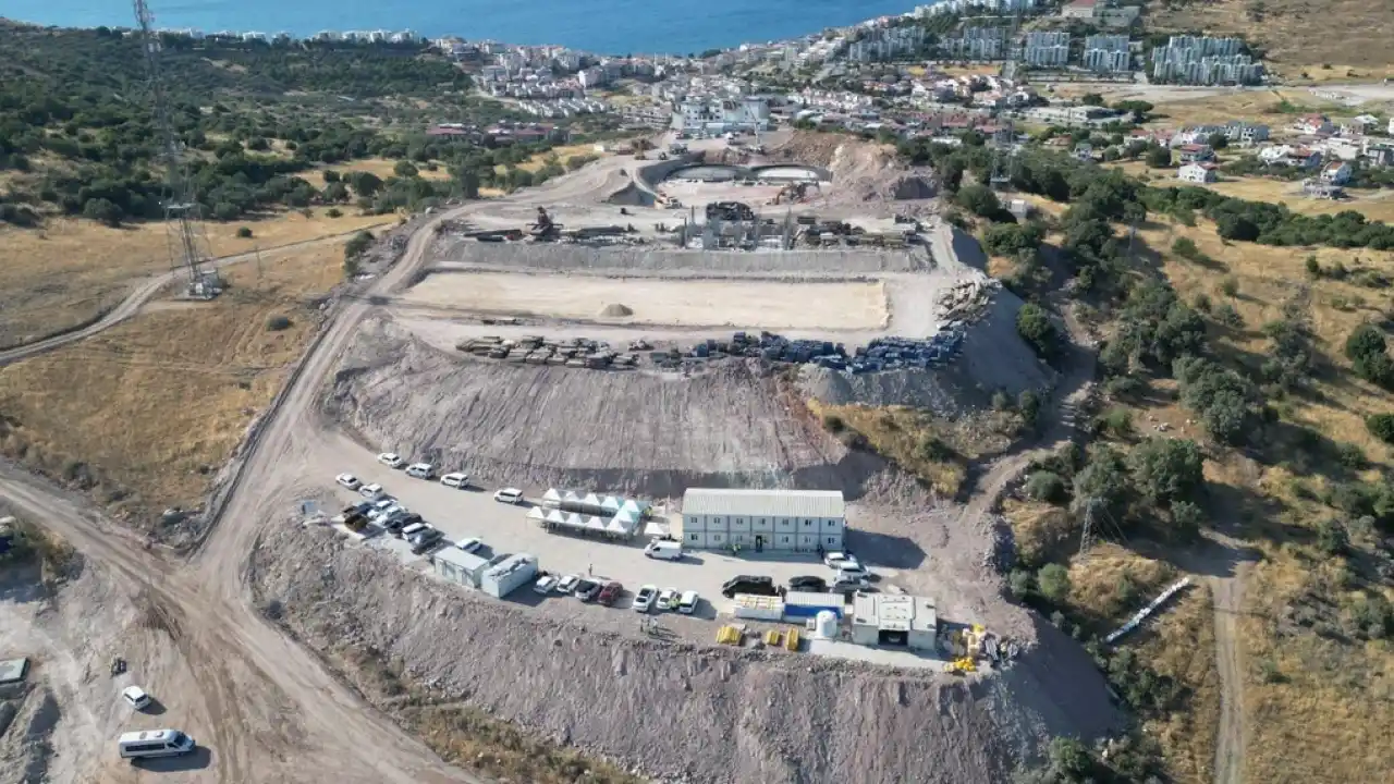 İzmir’in 3. büyük ileri biyolojik arıtma tesisi yükseliyor