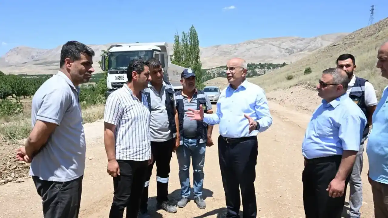Malatya'da yol çalışmaları karayolları standardına ulaşıyor