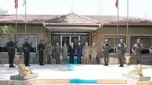 Bakan Güler'den KKTC'deki 39'uncu Mekanize Piyade Tümen Komutanlığı'na ziyaret