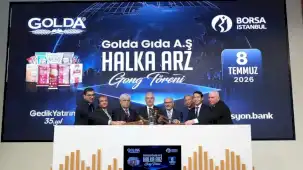 Bu kez gong 'Gold Gıda' için çaldı
