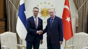 Cumhurbaşkanı Erdoğan, Finlandiya Cumhurbaşkanı Stubb ile görüştü
