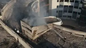 Gaziantep İtfaiyesi kısa sürede kontrol altına aldı
