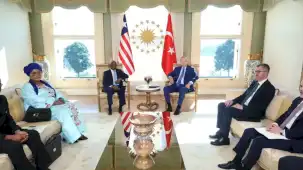 Liberya Cumhurbaşkanı Boakai Vahdettin Köşkü'nde