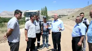 Malatya'da yol çalışmaları karayolları standardına ulaşıyor