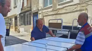 Trabzon'da ihtiyaç sahiplerine hasta yatağı desteği