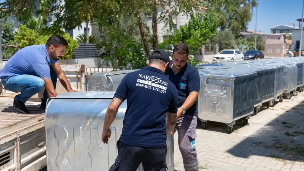 İzmir Narlıdere'ye 200 yeni çöp konteyniri
