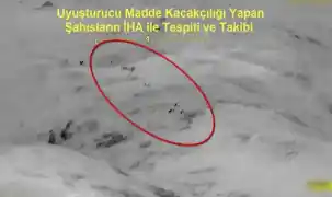 Hakkari'de JİHA destekli operasyonda 253 kilo esrar ele geçirildi