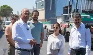 İzmir Gaziemir’de asfaltlama atağı