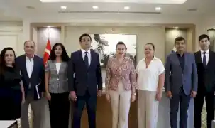 Kırgız Cumhuriyeti Antalya Başkonsolosu Başkan Vekili Özdemir’i ziyaret etti