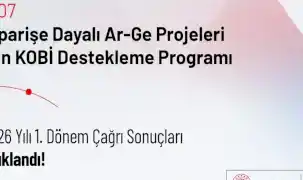 TÜBİTAK 1707 programında 2026 yılı ilk dönem sonuçları açıklandı