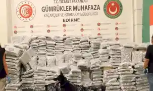 Zehir tacirlerine bir darbe daha! Kapıkule'de 810 kilogram esrar ele geçirildi