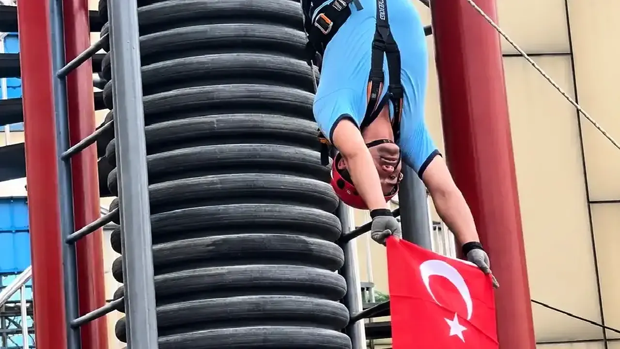 Gaziantep'te itfaiyecilerden unutulmaz gösteri
