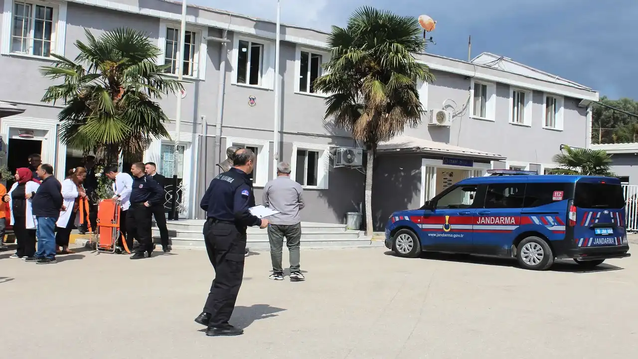 Gemlik cezaevinde gerçeği aratmayan nefes kesen tatbikat