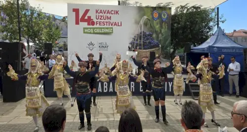 Kavacık üzüm festivali coşkuyla kutlandı