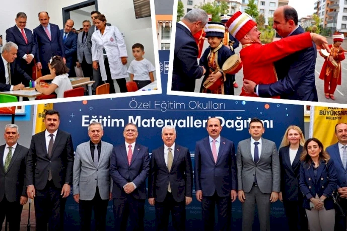 Konya Büyükşehir Belediyesi, özel öğrencilere yeni destek sağladı