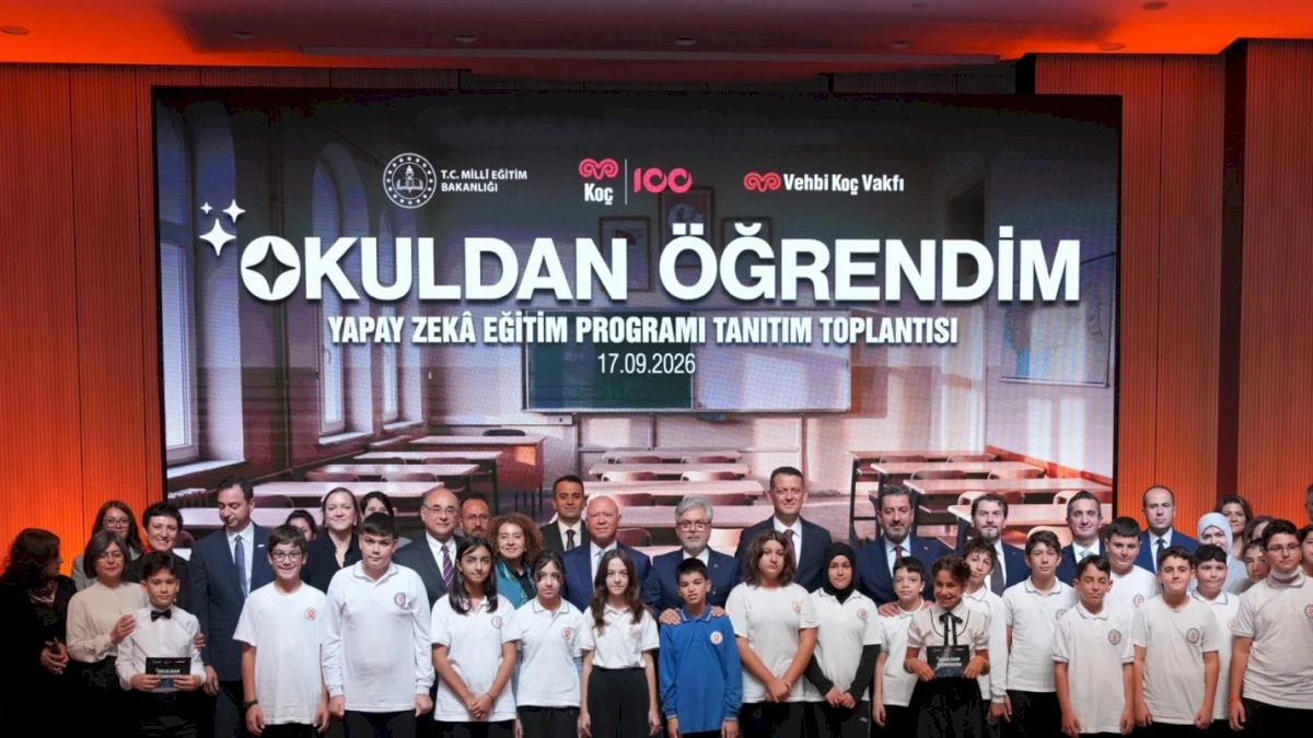 Ortaokul öğrencileri için 'yapay zekâ eğitim programı' tanıtıldı