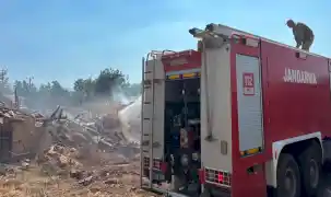 Antalya’da orman yangınlarına jandarmadan yoğun müdahale