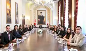 Bakan Gürlek adliye muhabirleriyle buluştu