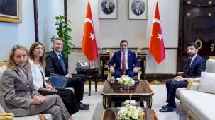 Cevdet Yılmaz, 4 ülkenin büyükelçisini ağırladı