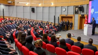Cumhurbaşkanı Yardımcısı Cevdet Yılmaz, kaymakam adaylarıyla buluştu