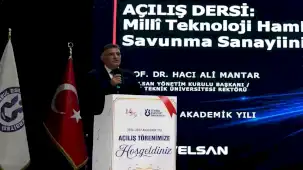 GTÜ Rektörü Mantar'dan Esenyurt Üniversitesi'nde ilk ders
