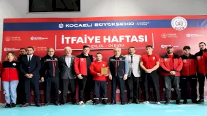 Kocaeli'de itfaiye personeline teşekkür ziyareti yapıldı