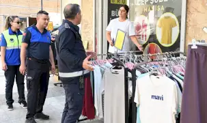 Manisa'da kaldırım işgalleri denetim altında