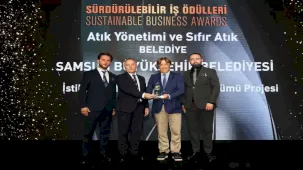 Samsun Büyükşehir, sıfır atık projesiyle ödül kazandı
