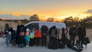 Uzunköprü'de kaçakçılık operasyonunda 15 düzensiz göçmen yakalandı