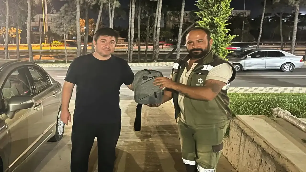 Kocaeli temizlik personelinden örnek davranış sergilendi