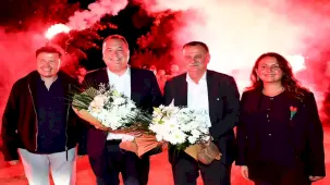 Yuntdağı'nda mahalle muhtarlarıyla buluştu
